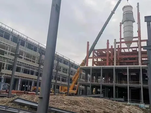 A new plant under construction